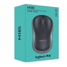 羅技 M185 無線鼠標(biāo) 灰黑色