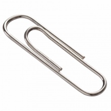 齊心 B3500 防銹回形針 29MM（100枚/盒）鎳色