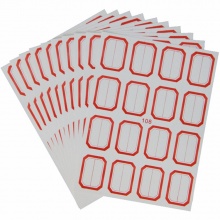 卓聯(lián) ZL-108 自粘性手寫標(biāo)簽 37mm×27mm 紅色