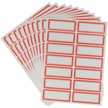 卓聯(lián) ZL-102 自粘性手寫標簽 53mm×21mm 紅色