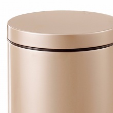 EKO 9215 心悅圓形腳踏靜音垃圾桶 8L 香檳金