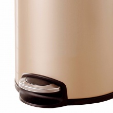 EKO 9215 心悅圓形腳踏靜音垃圾桶 8L 香檳金