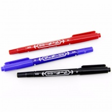 斑馬(ZEBRA) YYTS5-R-BM 小雙頭油性記號(hào)筆 紅色