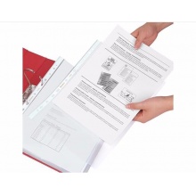 齊心 EH303A-1 文件保護(hù)袋 A4 透明 100個(gè)/包