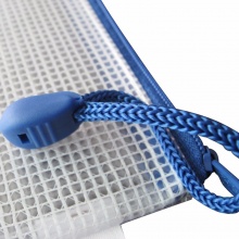 齊心 A1154 PVC防潮網(wǎng)格拉鏈袋 A4 混色