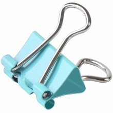 齊心 B3636 彩色長尾票夾 15mm 60只/筒