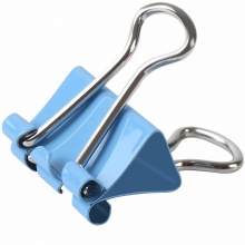 齊心 B3635 彩色長尾票夾 19mm 40只/筒