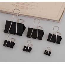 贊揚(yáng) 85032 長(zhǎng)尾票夾 32mm 黑色 12只/盒