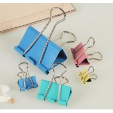 贊揚(yáng) 85119 長(zhǎng)尾票夾 19mm 彩色 40只/筒