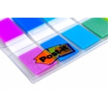 3M 683-9CF 九色指示標(biāo)簽 12*44mm(10張*9色)