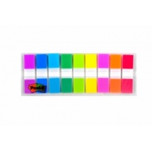 3M 683-9CF 九色指示標(biāo)簽 12*44mm(10張*9色)