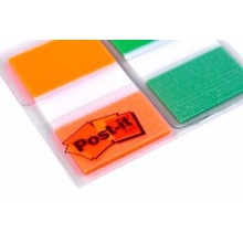 3M 680-2PK-2 透明指示標(biāo)簽(綠+橙)20片*2色 25*44mm