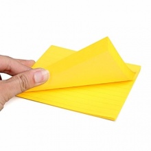 3M 645SL 橫線條便條紙狠貼系列 127mm*101mm 黃色