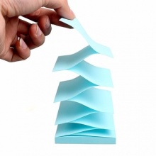 3M R330P 抽取式報事貼便條紙 76*76mm 藍色