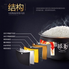 蘇泊爾 CFXB40FC533T-75 智能球釜電飯煲 4L 