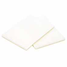 得力 3818 塑封膜 7寸 70mic 透明白色 100張/包