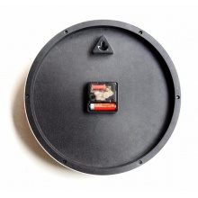 得力 9005 簡約時尚掛鐘 14.5寸 黑色