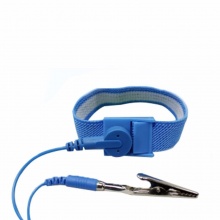 防靜電有線手腕帶帶松緊 PU 藍(lán)色