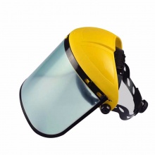 代爾塔 101304 頭箍式PC防化防沖擊面罩 黃色/黑色 
