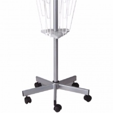 得力 9306 雜志架旋轉(zhuǎn)型 450*450*1365mm 灰色