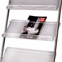 得力 9308 雜志架海量型 635*360*1275mm 灰色