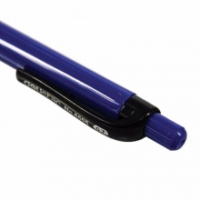 得力 6505 按動式圓珠筆 0.7mm 藍色 12支/盒