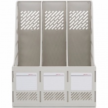 得力 9847 三聯(lián)文件框 灰色