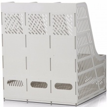 得力 9847 三聯(lián)文件框 灰色
