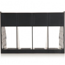 得力 9840 四聯(lián)一體文件框 黑色