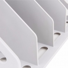 得力 9840 四聯(lián)一體文件框 灰色