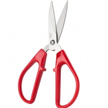 得力 6036 辦公剪刀 170mm 紅色