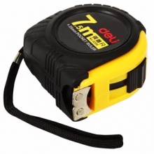 得力 8209 全包膠鋼卷尺 7.5M