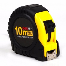 得力 8204 全包膠鋼卷尺 10M