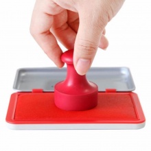 得力 9892 秒干快干印臺(tái) 67*107mm 紅色