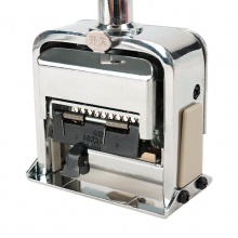 得力 7510 十位自動號碼機 白色 