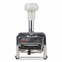 得力 7512 十二位自動(dòng)號(hào)碼機(jī) 白色