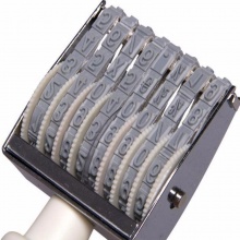 得力 7524 八位號(hào)碼印 灰白色