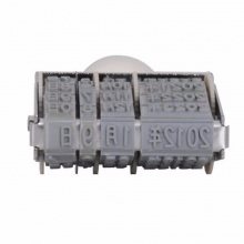 得力 7527 日期印 灰白色