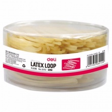 得力 3212 乳膠圈(微黃) 50g/筒