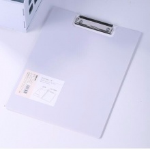 得力 72500 樂素系列豎式折頁板夾 A4 淺灰
