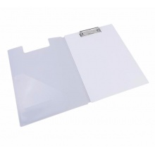 得力 72500 樂素系列豎式折頁板夾 A4 淺灰