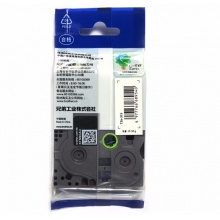 兄弟 TZe-315 黑底白字標(biāo)簽機色帶 6mm*8m