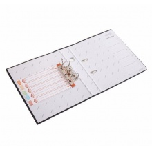 齊心 A106N 半包膠快勞夾 A4 黑色 3寸