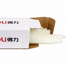 得力 3832 裝訂鉚管 100支/盒 透明色