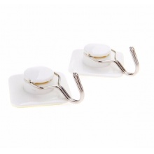 茶花 2922 強力轉動粘鉤 白色 2個裝