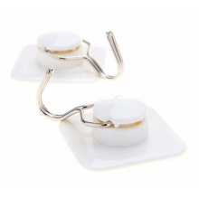 茶花 2922 強力轉動粘鉤 白色 2個裝