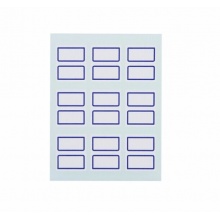 得力 7192 自粘性標(biāo)貼 25*30mm 藍(lán)框