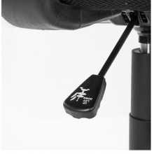 得力 4900 人體工程靠背辦公椅 黑色