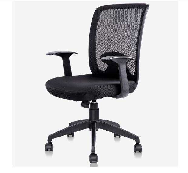 得力 4902 人體工程靠背辦公椅 黑色