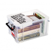 禧天龍 X-6070 塑料收納整理箱 489*347*283mm 透明 31L